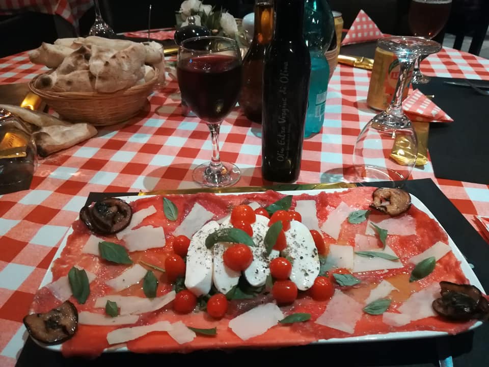 Carpaccio mozzarella